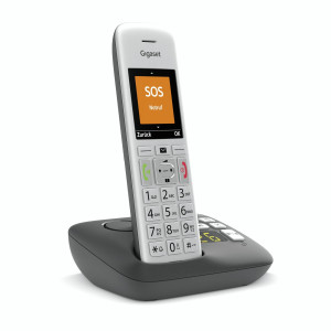 Gigaset E390A DECT Mobilteil Silber-Schwarz