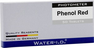 Water ID 50 Tabletten Phenol Rot fr PoolLAB Tabletten