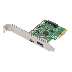 Assmann DIGITUS PCIe Karte, USB Type-C + USB A