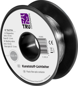 TRU Components 1567194 POF-Kabel Simplex 100m