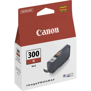 Canon Original PFI-300R Druckerpatrone - rot (4199C001)