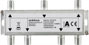 Renkforce Kabel-TV Verteiler 6-fach 5 - 1006MHz