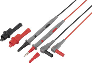 VOLTCRAFT TL 88-4 Sicherheits-Messleitungs-Set [Lamellenstecker 4mm -
