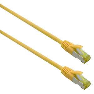 ultra flex Patchkabel S/FTP Cat 6a TPE gelb 15,0m