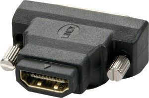 LINDY 41228 HDMI / DVI Adapter [1x HDMI-Buchse - 1x DVI-Stecker 18+