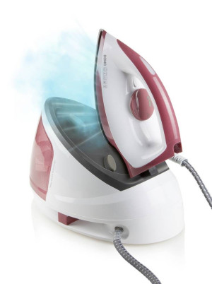 DOMO DO7114S Dampfbgelstation 2200W Pink, Wei
