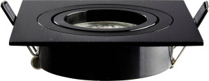 Heitronic 500596 DL7801 LED-Einbauleuchte LED GU10, GU5.3 8W Schwarz