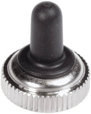 APEM N32161005 N32161005 Dichtkappe Vernickelt, Schwarz 1St.