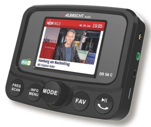 Albrecht DR 56C DAB+ Autoradio-Tuner mit Farbdisplay