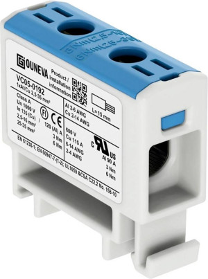 Ouneva Group VC05-0192 Verteilerblock Blau 1St.