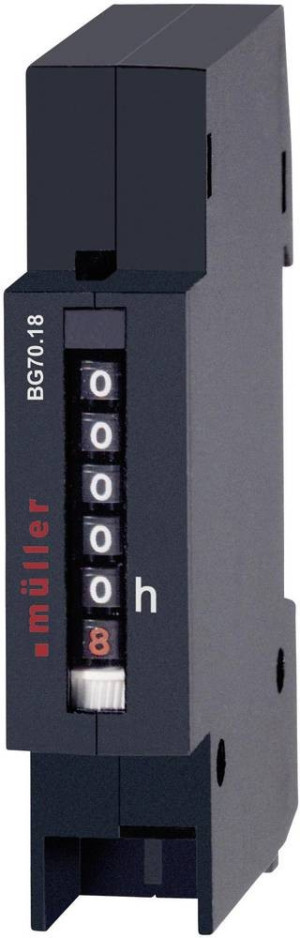 Mller BW 70.18 230V 50Hz Betriebsstundenzhler Rollenzhlwerk