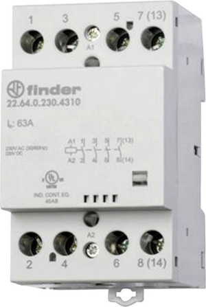 Finder 22.44.0.230.4717 Installationsschtz 3 Schlieer, 1 ffner