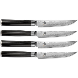 KAI DMS-400 Shun Set Steakmesserset 4 Stk. DM, Silber