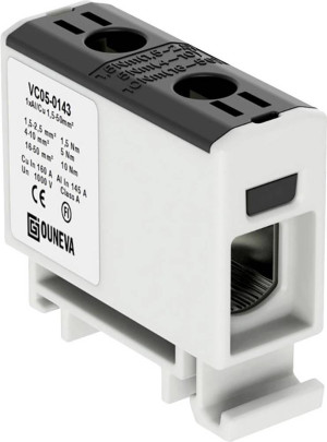 Ouneva Group VC05-0143 Verteilerblock Schwarz 1St.