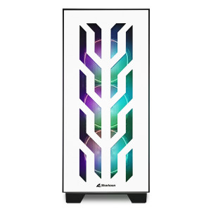 Sharkoon Elite Shark CA300T White Tower ATX Gaming Gehuse RGB,