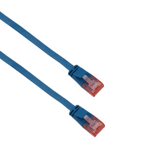ultra flaches Patchkabel U/UTP Cat 6 blau 20,0m