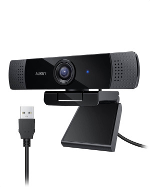 AUKEY LM1 Full HD-Webcam 1920 x 1080 Pixel Klemm-Halterung, Standfu