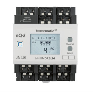 eQ-3 Homematic IP Jalousieaktor fr Hutschienenmontage   4-fach
