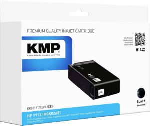 KMP Druckerpatrone Kompatibel ersetzt HP 991X, M0K02AE Schwarz H184X