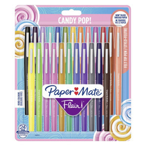 1x24 Paper Mate Filzstifte Flair Candy Pop M 1,0 mm