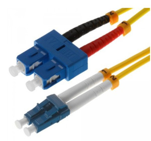 LWL Patchkabel LC/SC Duplex 9/12m OS2 gelb 15,0m