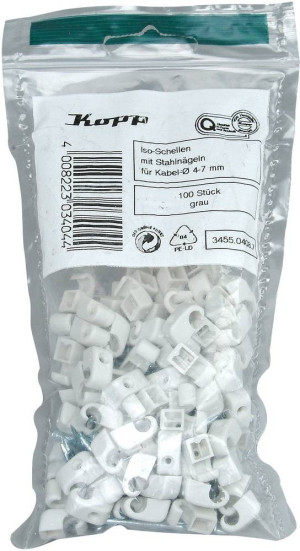 Kopp 345504087 Nagelschellen 345504087 Bndel--Bereich 4 bis 7mm