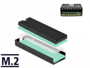 Delock Khlkrper fr M.2 SSD 2280 schwarz
