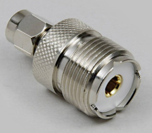 BKL Electronic 0409041 HF-Adapter SMA-Stecker - UHF-Buchse 1St.