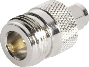 TRU Components 1579403 SMA-Adapter SMA-Stecker - N-Buchse 1St.