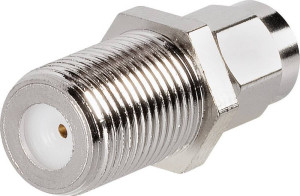 TRU Components 1579510 SMA-Adapter SMA-Stecker - F-Buchse 1St.