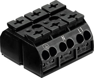 WAGO 862-1503 Gerteanschlussklemme Federklemme