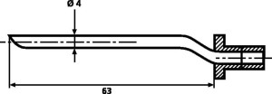HellermannTyton 621-02200 VA-2.55PRONG8 Ersatzdorn Metall 3St.