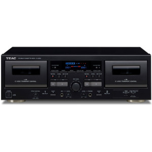TEAC W-1200 Tape Deck Schwarz