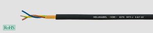 Helukabel 32061 Erdkabel NYY-J 5G 4m Schwarz 50m