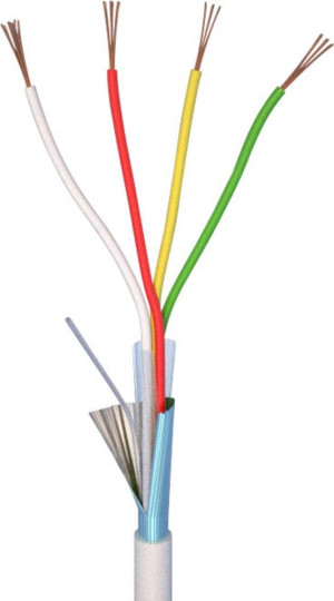ELAN 70I139 Alarmkabel LiYY 4 x 0.22m Wei 20m