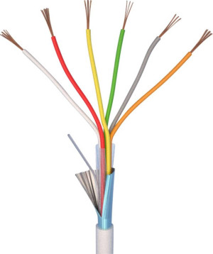 ELAN 70I140 Alarmkabel LiYY 6 x 0.22m Wei 10m