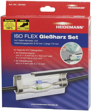 Heidemann 30450 Gieharz-Kabelgarnitur 1 Set