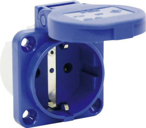 PCE 109-0bw Anbau-Steckdose IP54 Blau