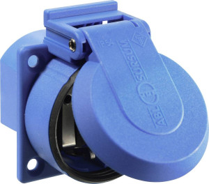 AS Schwabe 45085 Einbau-Steckdose IP54 Blau