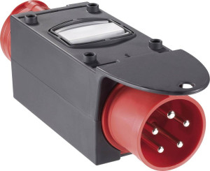 PCE 9436422 CEE Adapter 32 A, 16A 5polig 400V 1St.