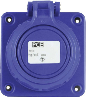 PCE 20352-8b Anbau-Steckdose IP68 Blau
