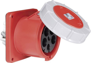 PCE Power Twist 345-6 CEE Anbaudose 125A 5polig 400V 1St.