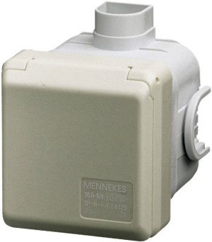 MENNEKES 4125 CEE Wandsteckdose 16A 5polig 400V 1St.