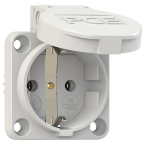 PCE 601.450.03 Anbau-Steckdose IP54 Grau