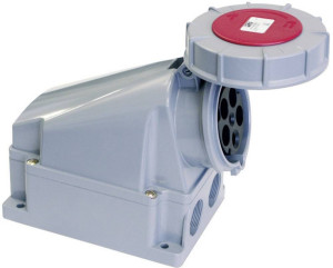 PCE 135-6 CEE Wandsteckdose 63A 5polig 400V 1St.