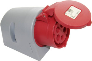 PCE 115-6tt CEE Wandsteckdose 16A 5polig 400V 1St.