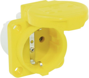 PCE 105-0ew Anbau-Steckdose IP44 Gelb