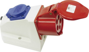 PCE 9225-6 CEE Wandsteckdose 32A 5polig 400V 1St.