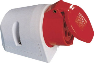 PCE 115-6R CEE Wandsteckdose 16A 5polig 400V 1St.