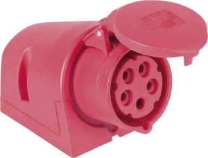 PCE 125-6R CEE Wandsteckdose 32A 5polig 400V 1St.